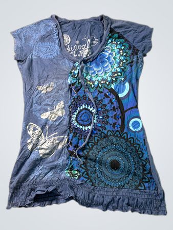 Desigual T‑Shirt mit grafischem Druck