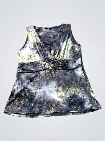 Peilmans Batik-Top mit Ringdetail