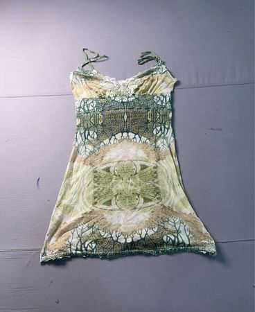 Schmetterlinge von Claire Pettibone Blumenmuster-Spaghettiträgerkleid