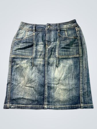 Blauer Jeansrock