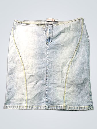 MNG Jeans helle Denim-Bleistiftrock