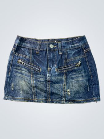 mini Ball Blue Denim Minirock