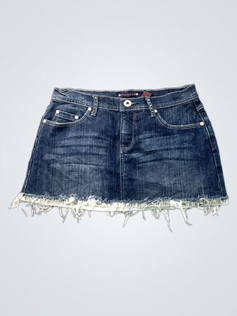Vanilla Star Damen Jeans-Minirock