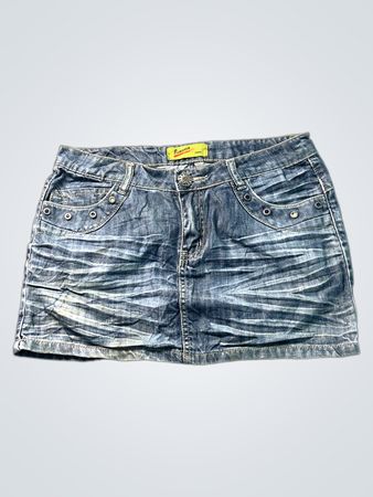 Rubassse Jeans Denim Minirock
