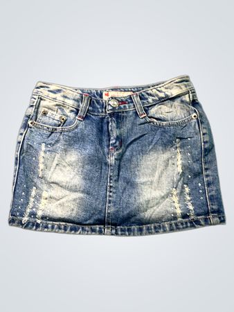Blauer Jeansrock