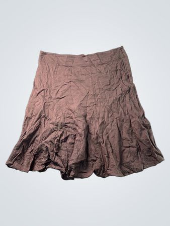 Reitmans Brown bestickter Rock mit Größenetikett 13