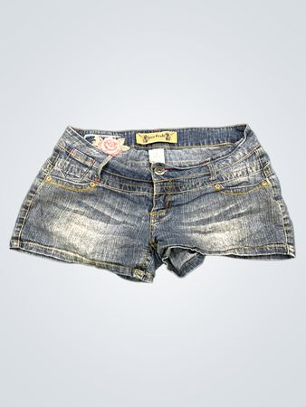 Freestyle Revolution Damen-Jeansshorts mit Rosendetail