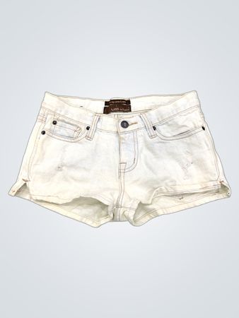 UB Jeans White Denim Shorts