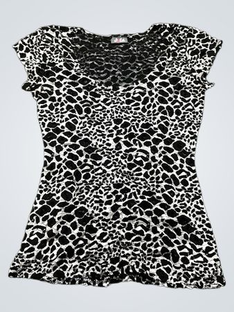 Hot Topic Leopard-Mesh-Top
