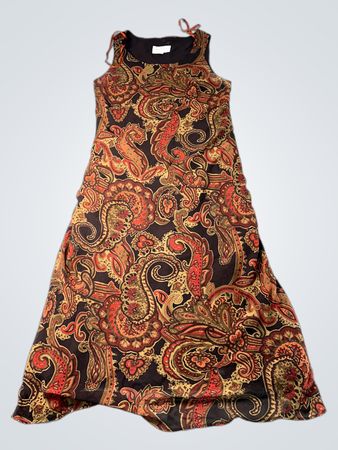STUDIO I Kleid im Paisley-Muster, Maxi-Länge