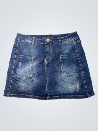 Jeansrock mit Taschen