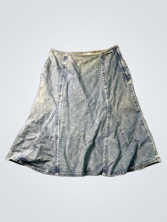Loft Jeans A-Linien Denim-Midirock