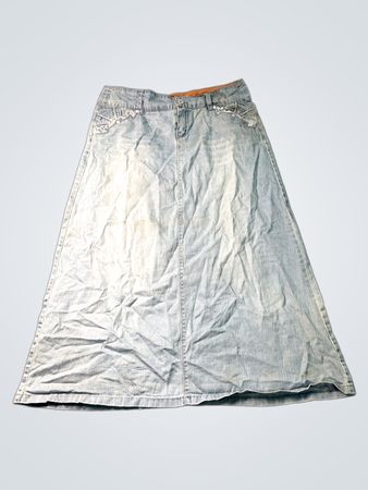 Neways Damen Denim-Maxirock