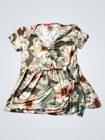 Tissaia Floral Print Wickelkleid