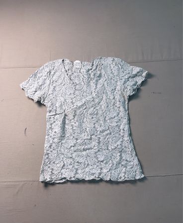 INTIMO FEELING Light Blue Lace T-Shirt