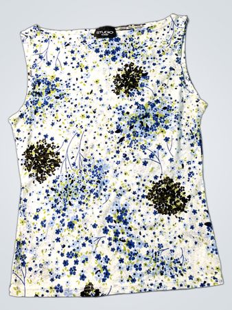 STUDIO Blumen-Ärmelloses Tanktop