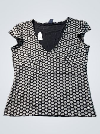 GAP Damen-Top mit V-Ausschnitt und Muster