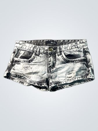 DSQUARED2 Damen Acid-Wash-Jeansshorts