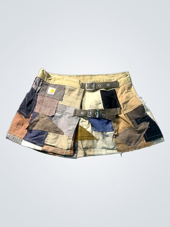 Carhartt Patchwork Mini Skirt