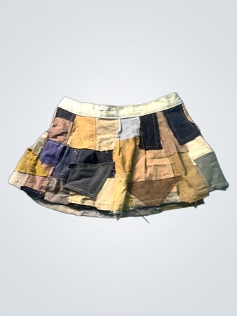 Carhartt Patchwork Skirt with Buckle Details