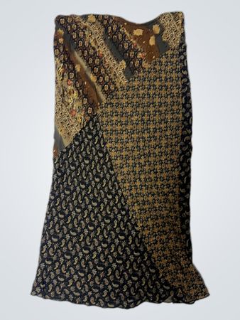 Patchwork-Print-Maxirock
