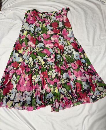 Afibel Midirock mit Blumenmuster