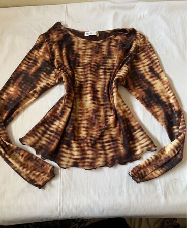 YOU + ALL Langarm-Mesh-Top