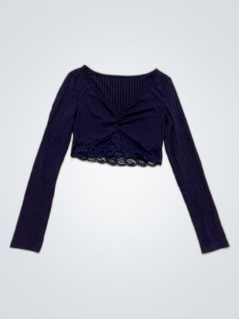 Long Sleeve Cropped Top