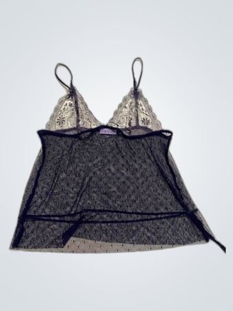 Etam Black Lace Camisole
