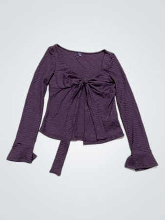 Purple Long-Sleeve Top