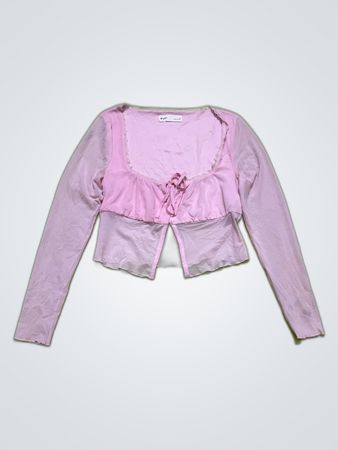 Pink Long-Sleeve Top