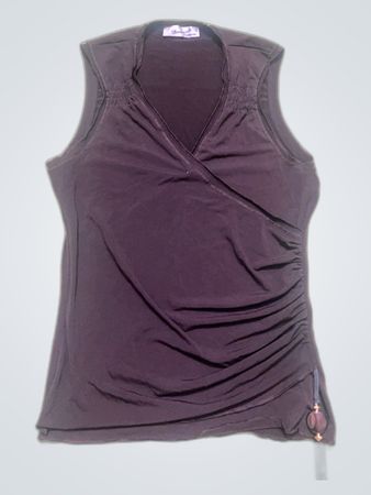 Brown Sleeveless Top