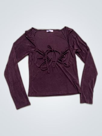 Valleygirl Long Sleeve Wrap Top