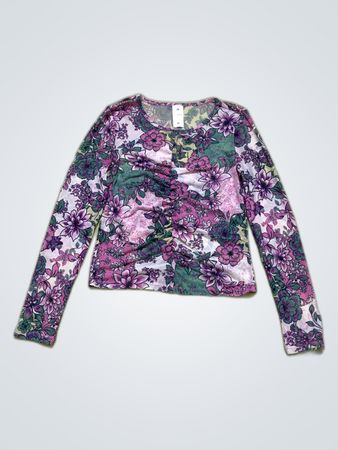 Target Printed Long-Sleeve Blouse