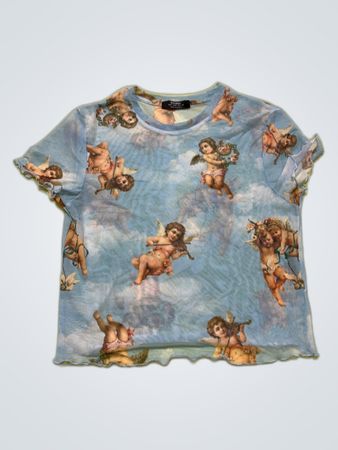 Cherub Print T-Shirt