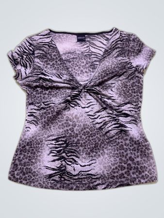 Monti Printed Animal Blouse