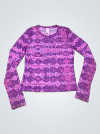 Target Long Sleeve Tie-Dye Top
