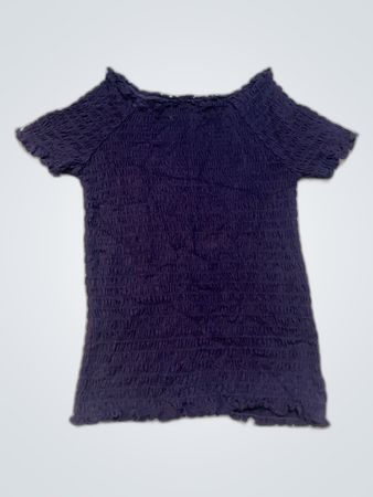 H&M Navy Off-Shoulder Blouse