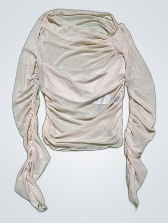 Unbranded Sheer Off-Shoulder Blouse