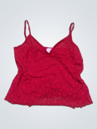 Red Lace Camisole