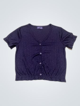 GH&S Short Sleeve Knit Cardigan