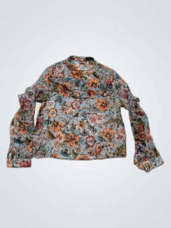 Bershka Floral Blouse