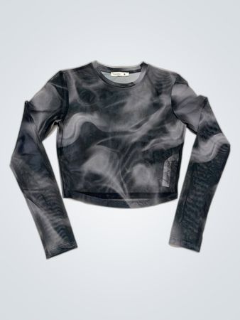 Terranova Sheer Long Sleeve Blouse