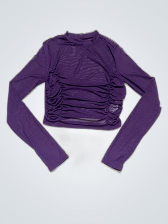 Purple Long-Sleeve Top