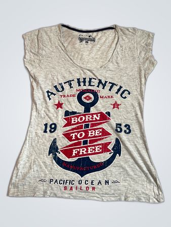 Atmosphere Born to Be Free Graphic Tank Top