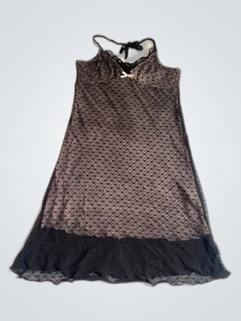 3 Suisse Sheer Black Dress
