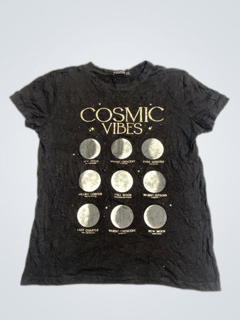 Stradivarius Cosmic Vibes Moon Phases Graphic T-Shirt