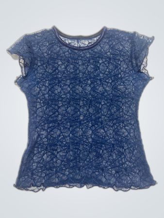Blue Lace Top