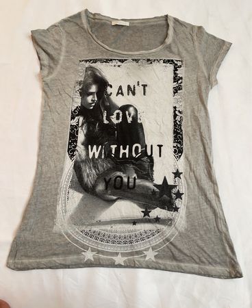 Gray Graphic T-Shirt
