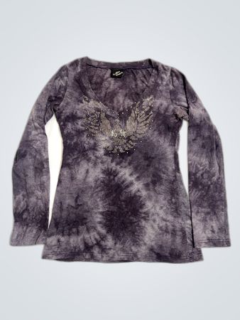Hollister Long Sleeve Tie Dye Shirt